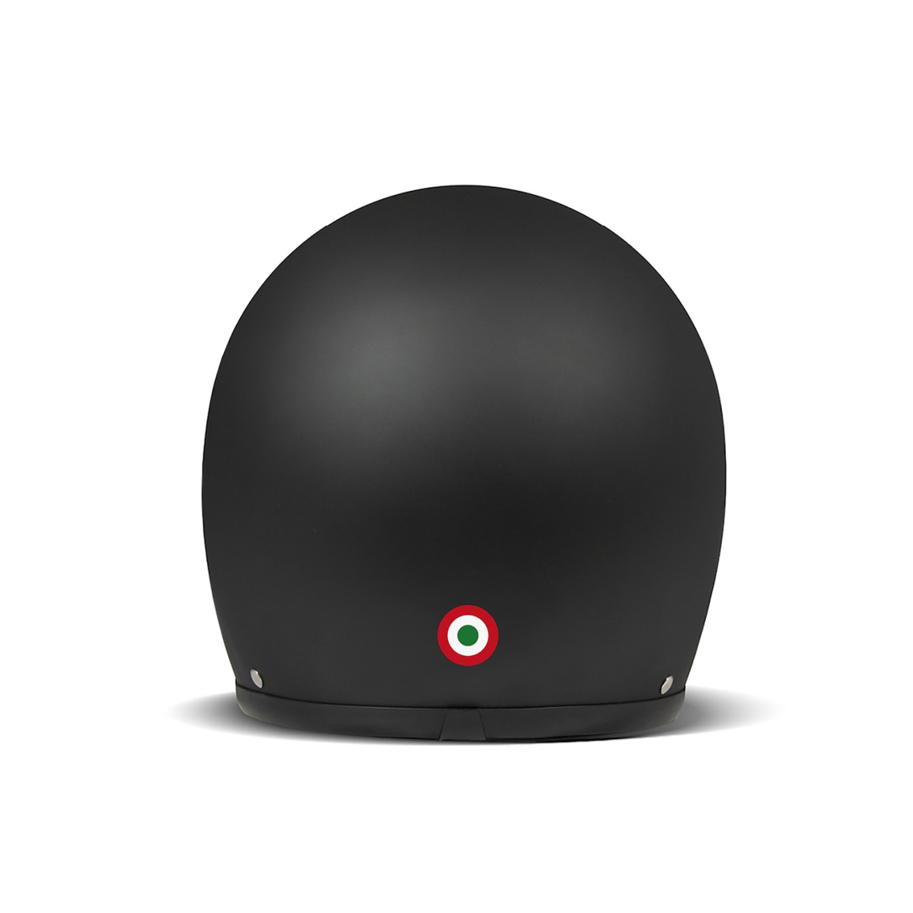 Casco DMD jet Retro, negro, mate, Ita Black, fibra de vidrio, ECE 22.06