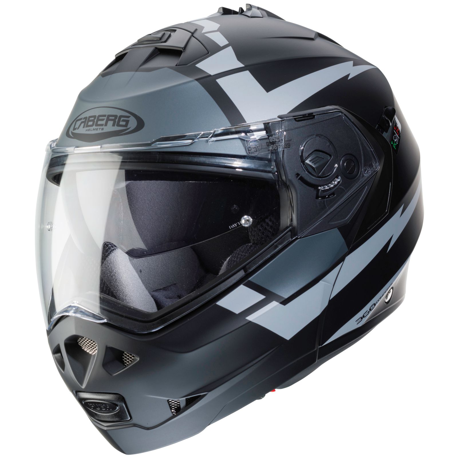 Casco Caberg Duke II Kito, negro mate/antracita