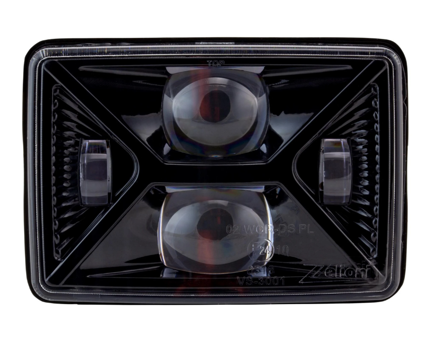 Faro delantero ZELIONI LED trapezoidal para Vespa S 50-150ccm