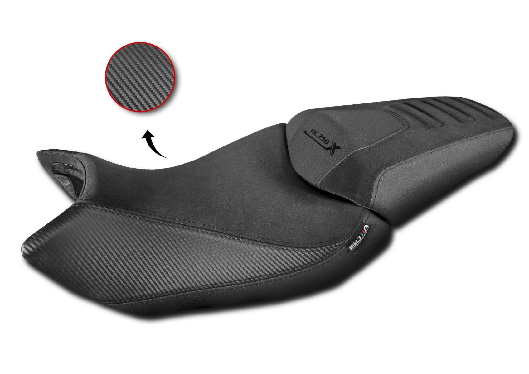 Funda de asiento Comfort para Honda NC 750 X (21-24) negro