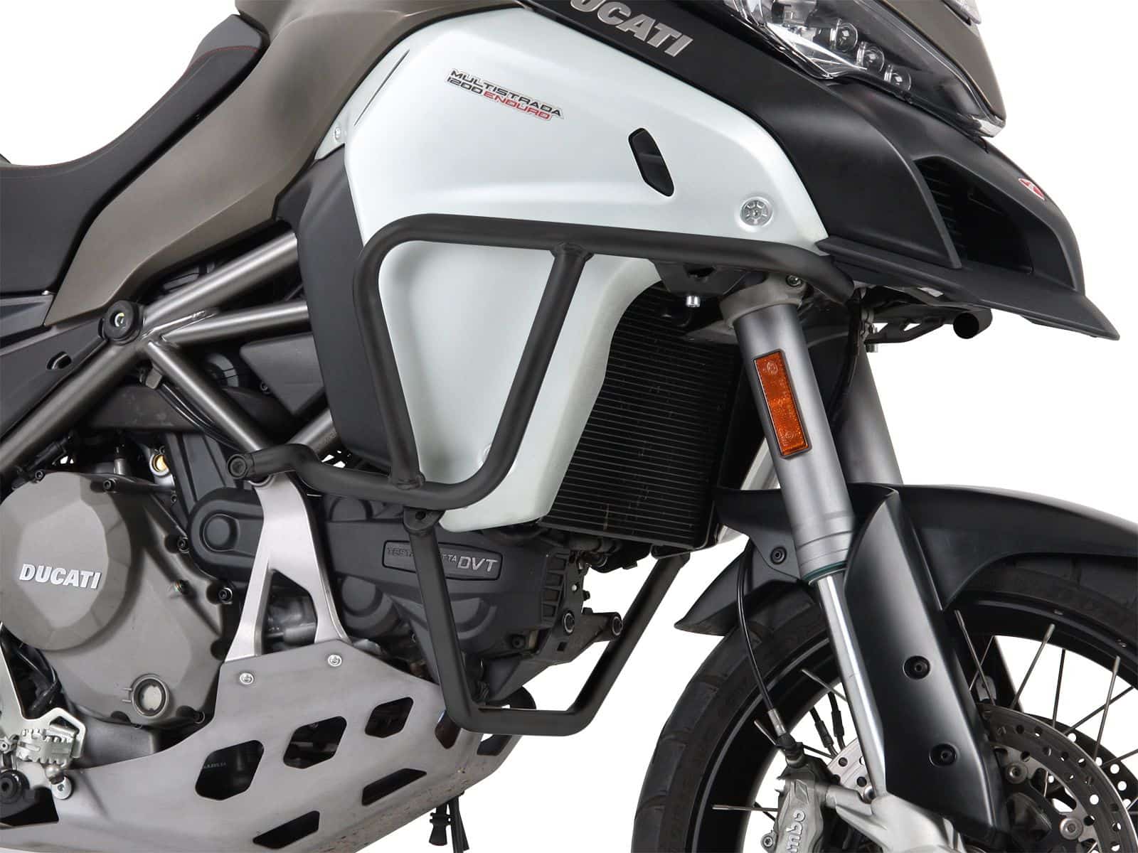 Barra protectora de depósito negra para Ducati Multistrada 1200 Enduro (16-18) Hepco & Becker