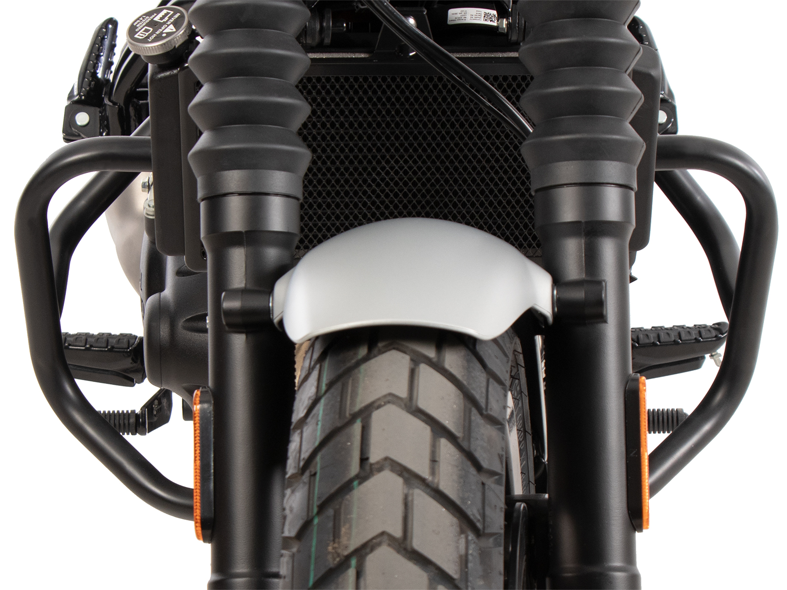 Protector de motor negro para Royal Enfield Guerrilla 450 (24-) Hepco & Becker