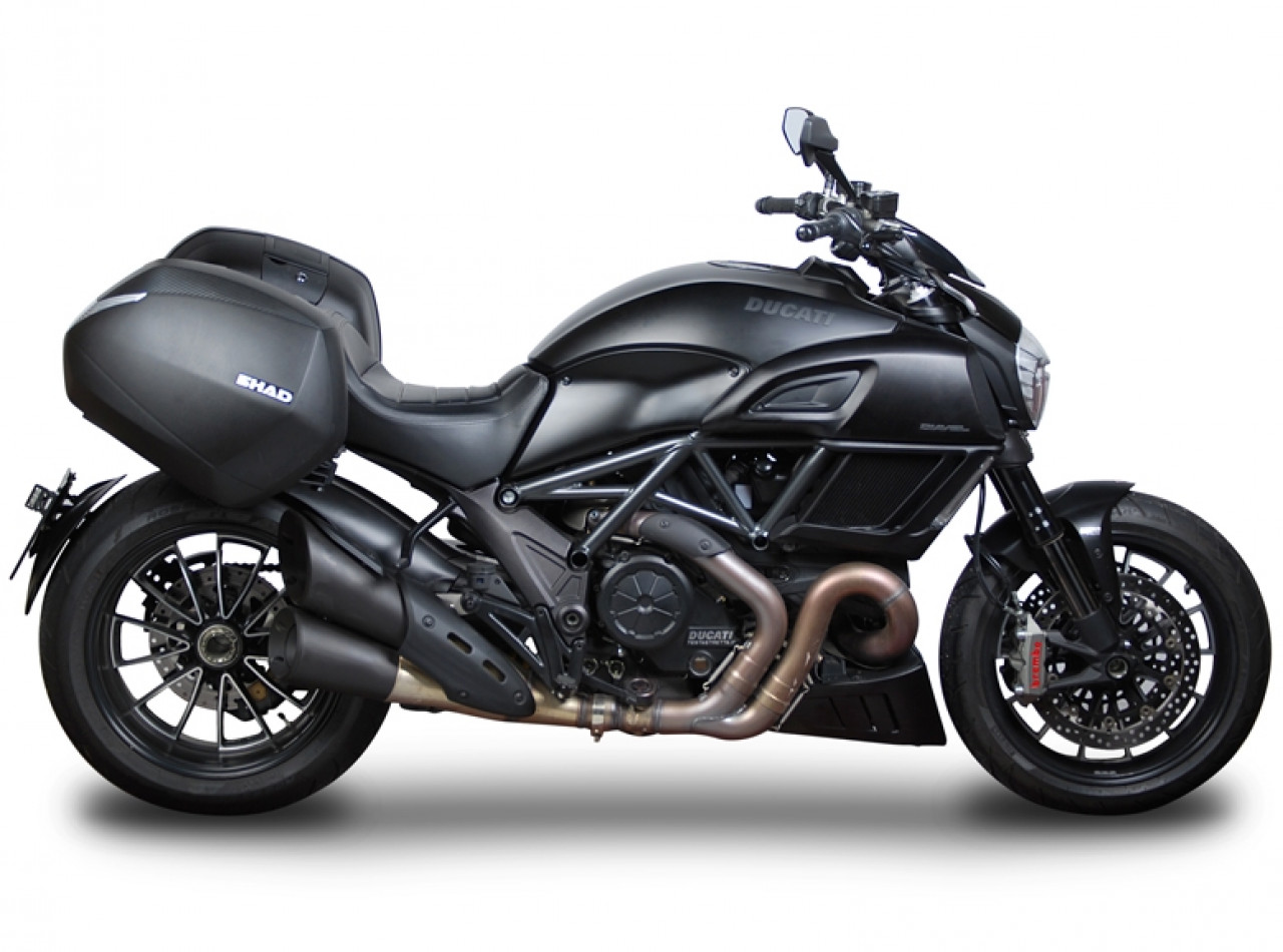 Portaequipajes Shad 3P para Ducati Diavel (13-18)