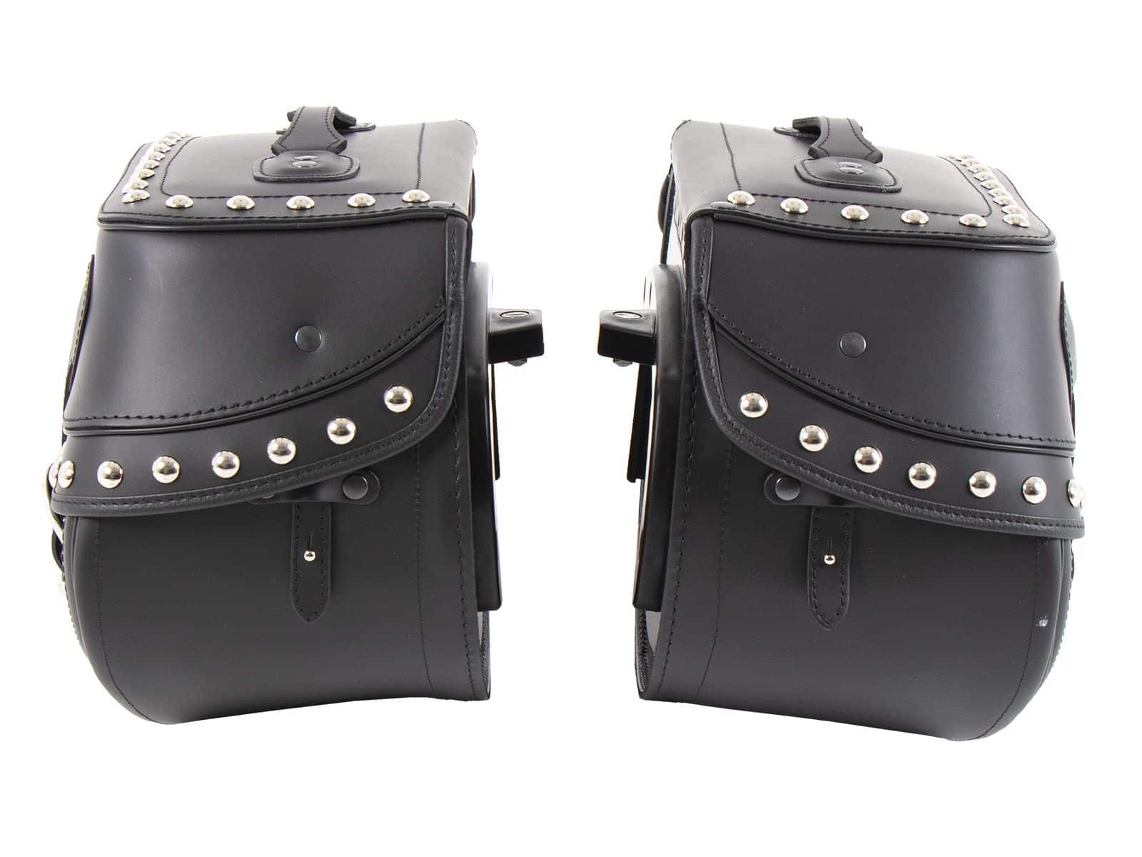 Juego de alforjas Buffalo Big Custom negro para portabultos C-Bow Hepco & Becker