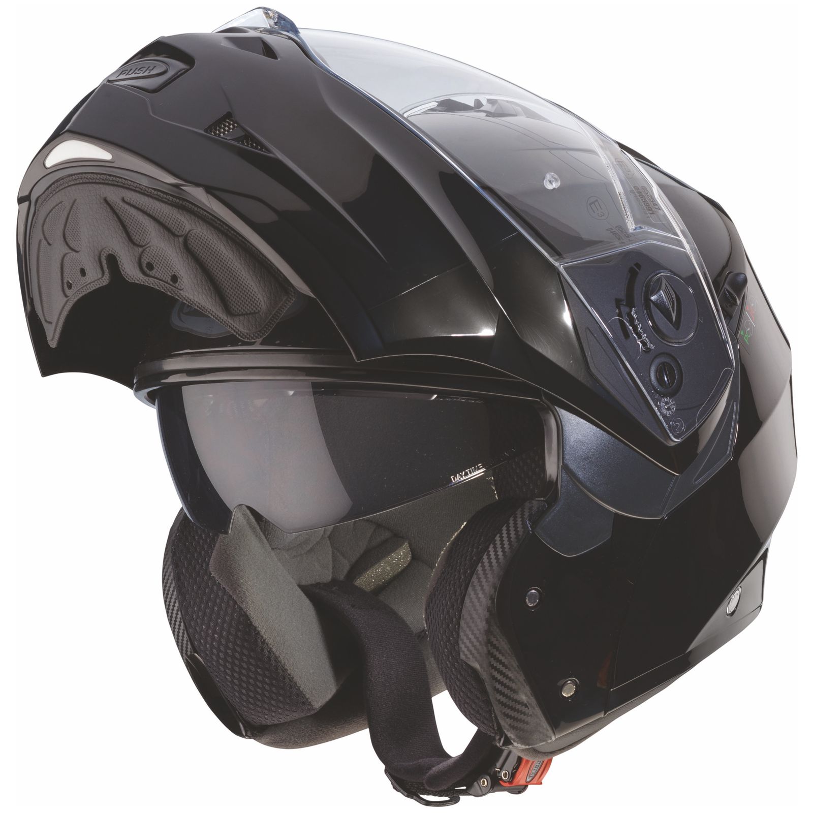 Casco Caberg Duke II Smart, negro (sin pintar)