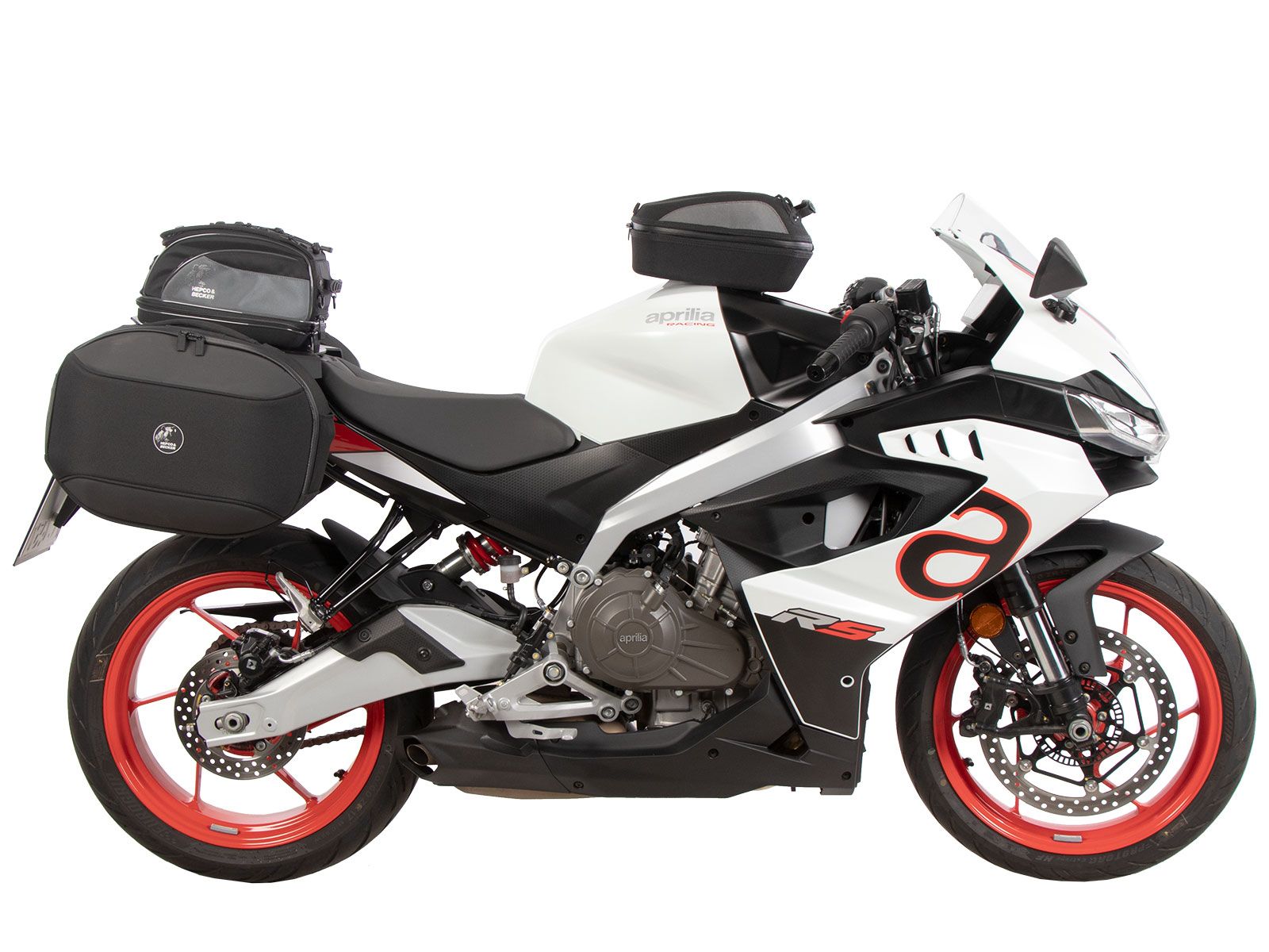Soporte lateral C-Bow negro para Aprilia RS 457 (24-) Hepco & Becker