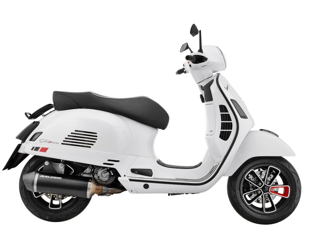 Portaequipajes trasero años 70 para Vespa GTS/GTV/GT 125-300cc 4T LC, cromado