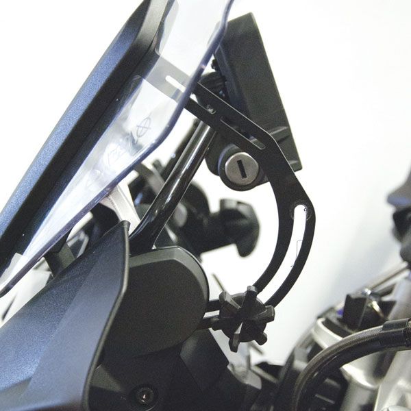 Refuerzo de parabrisas para BMW R 1200 GS LC /Adventure LC, R 1250 GS, negro