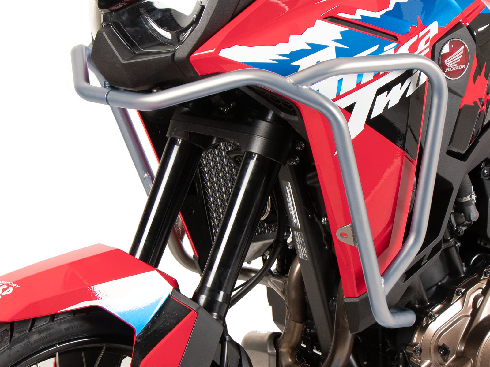 Protector de depósito de acero inoxidable para Honda CRF 1100 L Africa Twin (24-) Hepco & Becker