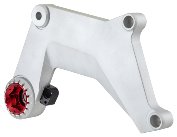 Brazo oscilante para escape de competición, trasero para Vespa GTS/GTS Super/GTV 125-300cc con ABS, plata