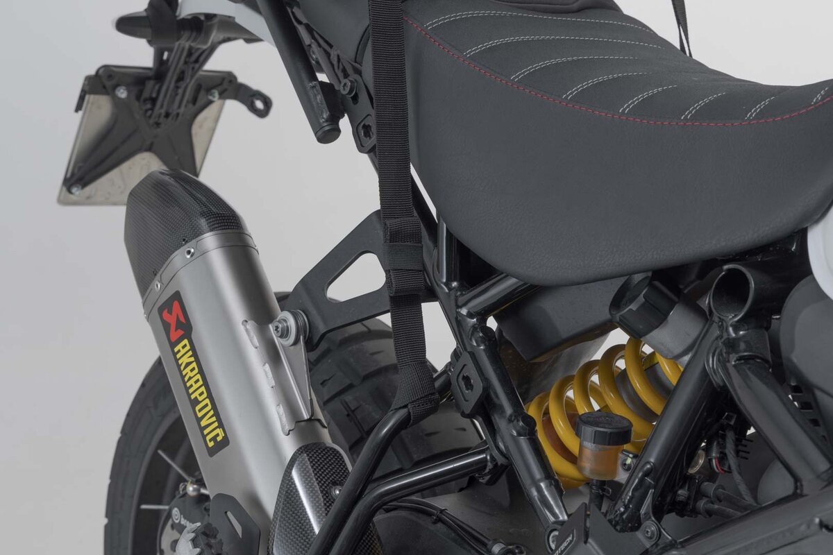 Bolsa trasera SW-Motech Drybag 350 señal amarillo/gris para Triumph Street Scrambler