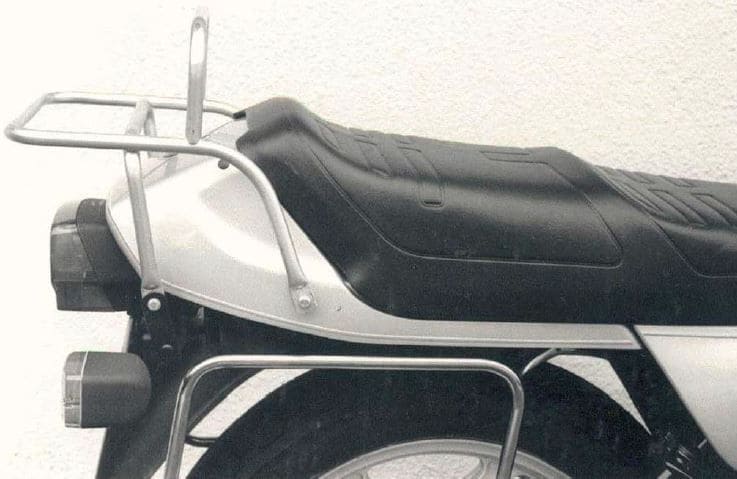 Portaequipajes tubular Topcase negro para BMW R 65 /R 80 RT /R 100 RS/RT Hepco & Becker
