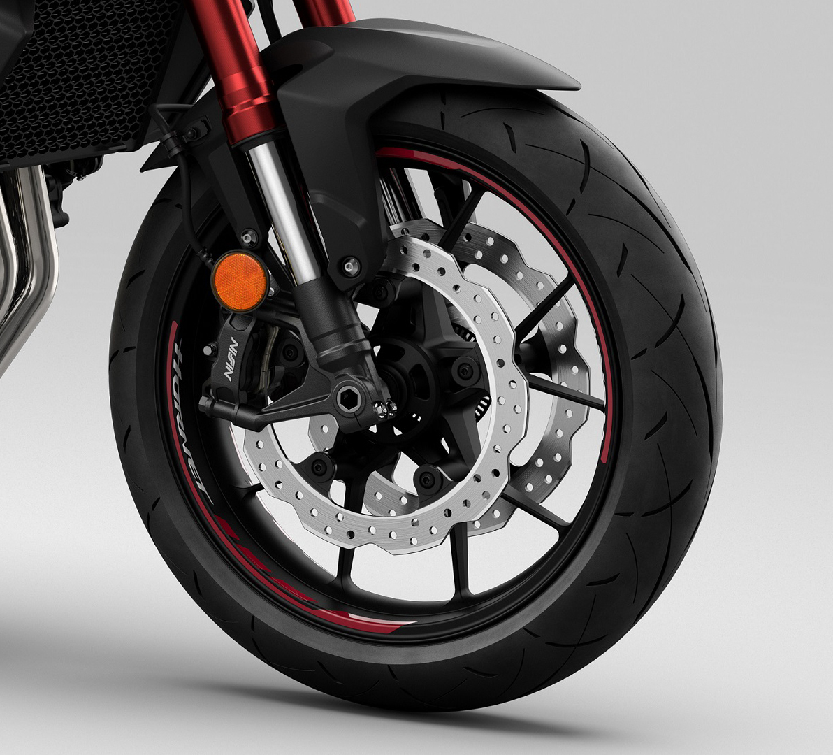 Llanta decorativa roja para Honda CB 750 Hornet (23-) Original