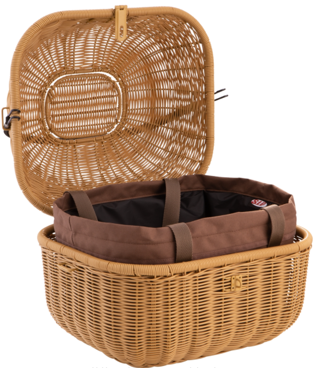 Portaequipajes clásico para Vespa, marrón