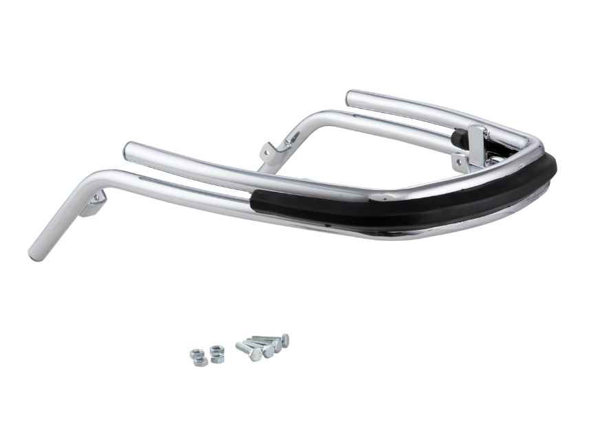 Guardabarros parachoques delantero para Vespa PX 80-200cc, cromado