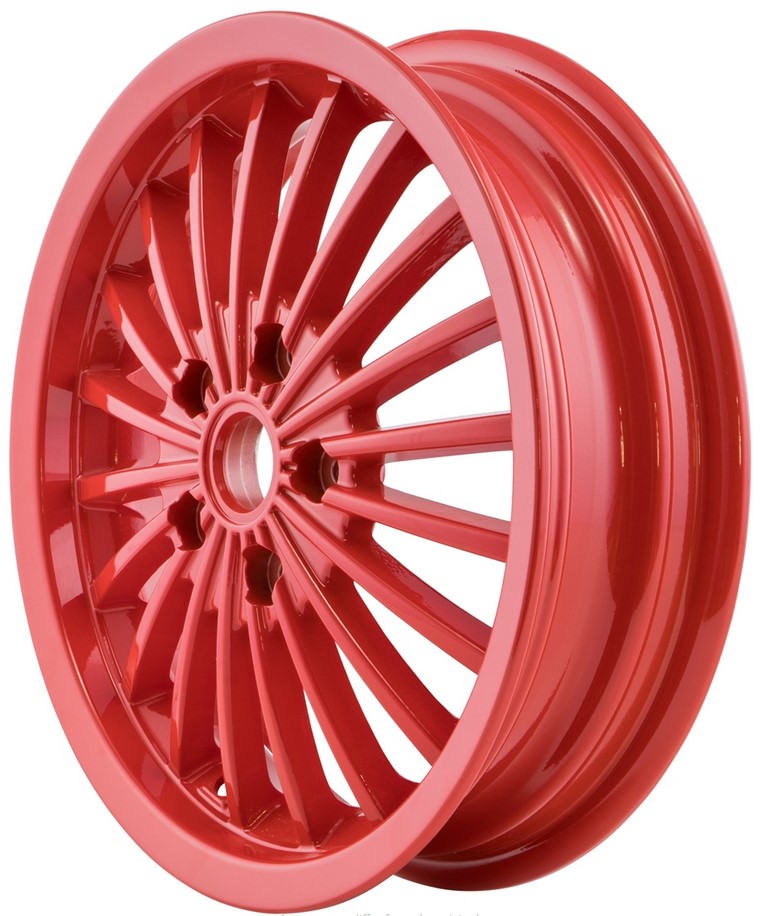 Llanta delantera/trasera para Vespa GTS/GTS Super/GTV/GT 60/GT/GT L 125-300ccm, rojo