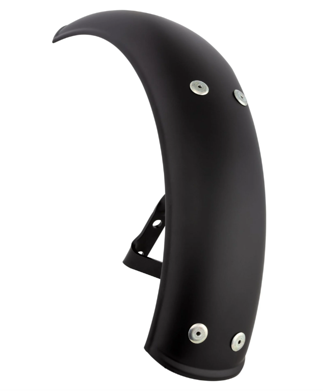 Guardabarros Garelli para Vespa PX 80-200ccm, metal, negro mate