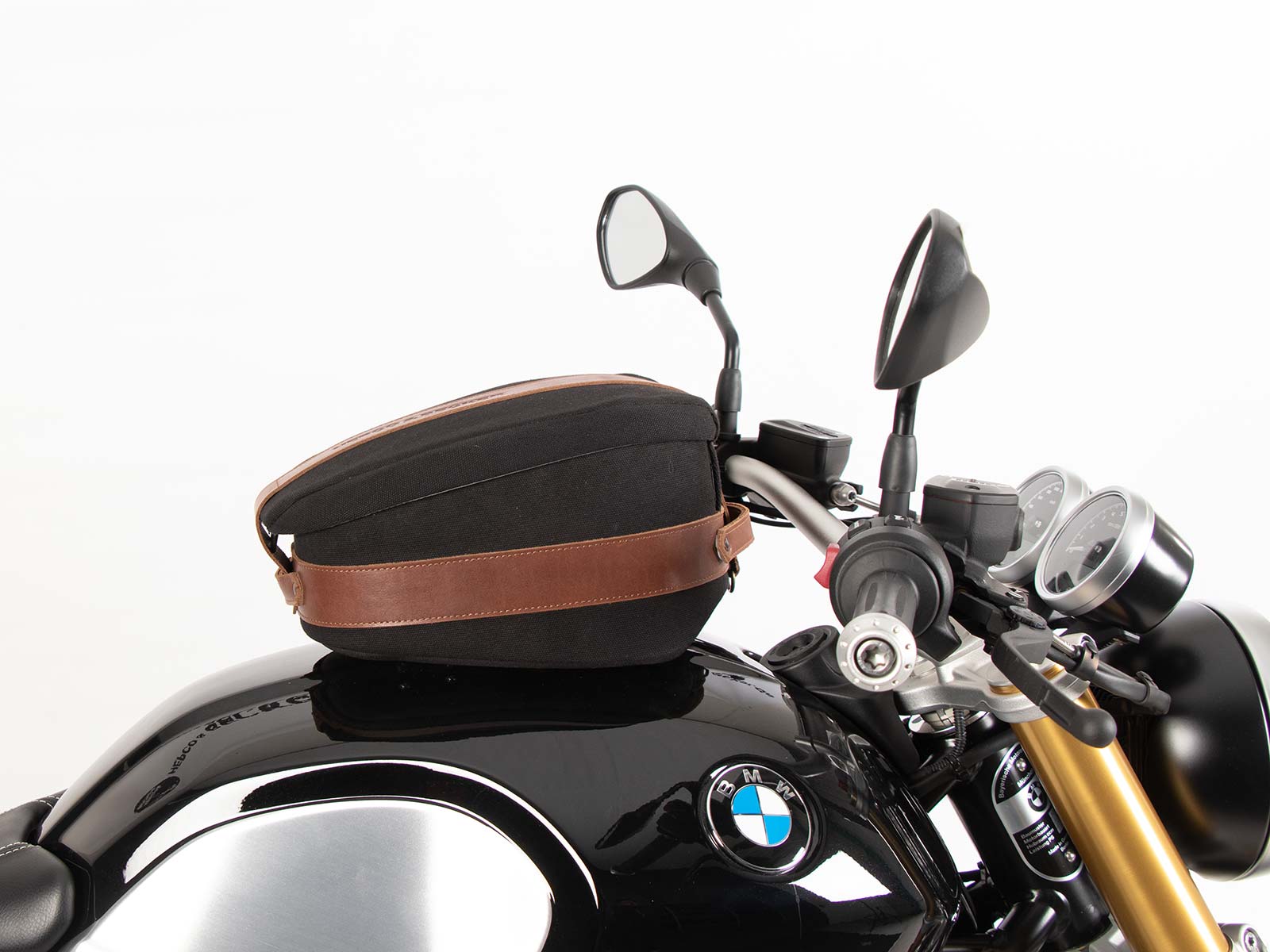 Anillo de depósito básico incl. unidad de cierre de la bolsa del depósito para BMW R nineT (14-16) Hepco & Becker