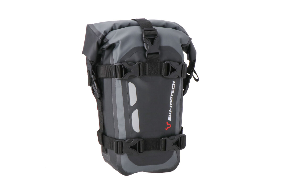 Drybag 80 bolsa trasera para Aprilia ETV 1200 Caponord, negro / gris - SW Motech