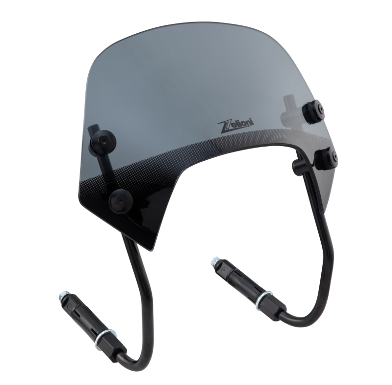 Flyscreen ZELIONI Racing para Vespa Sprint 50-150cc 2T/4T, negro tintado