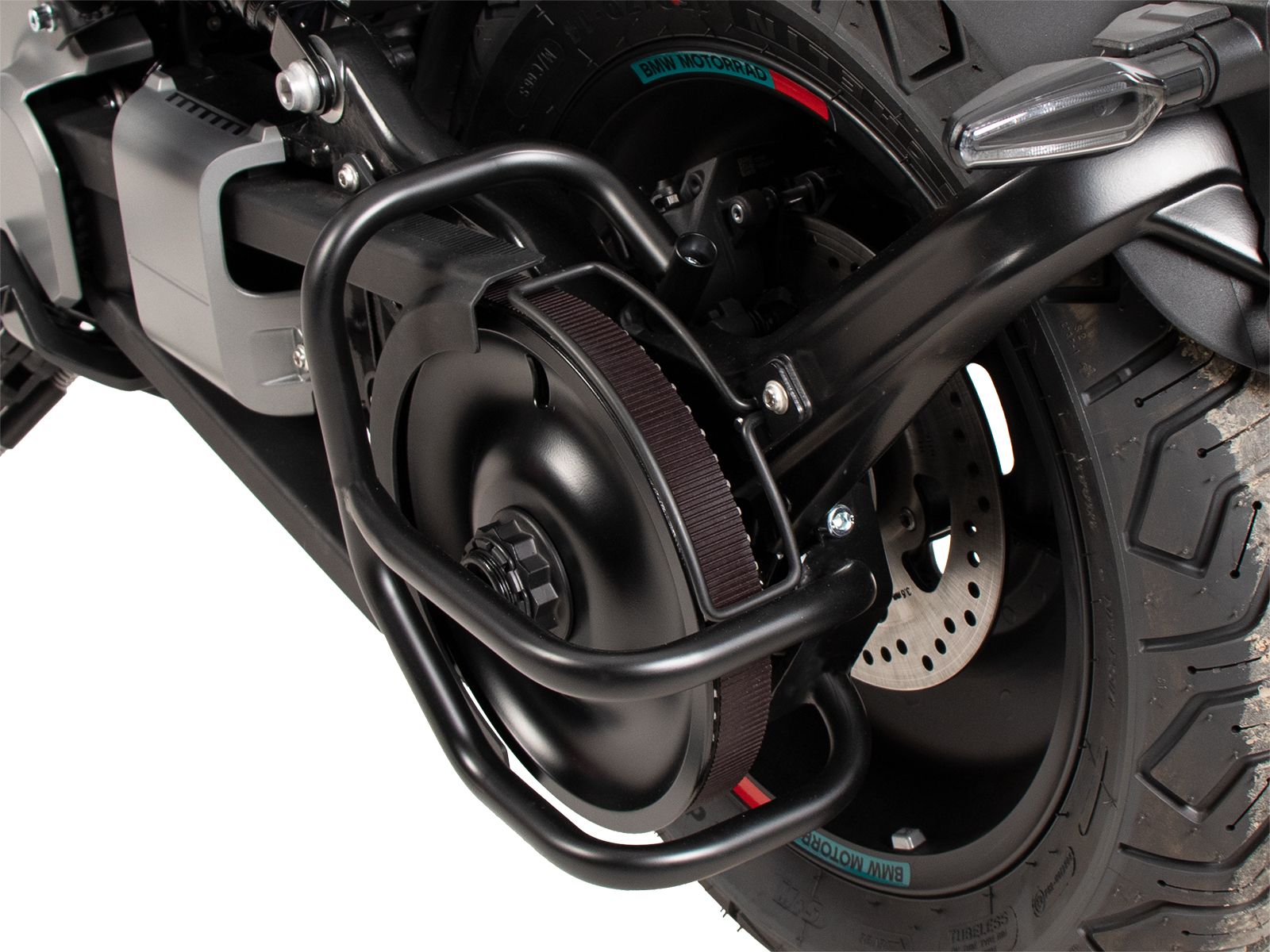 Protector de tracción negro para BMW CE 02 (23-) Hepco & Becker