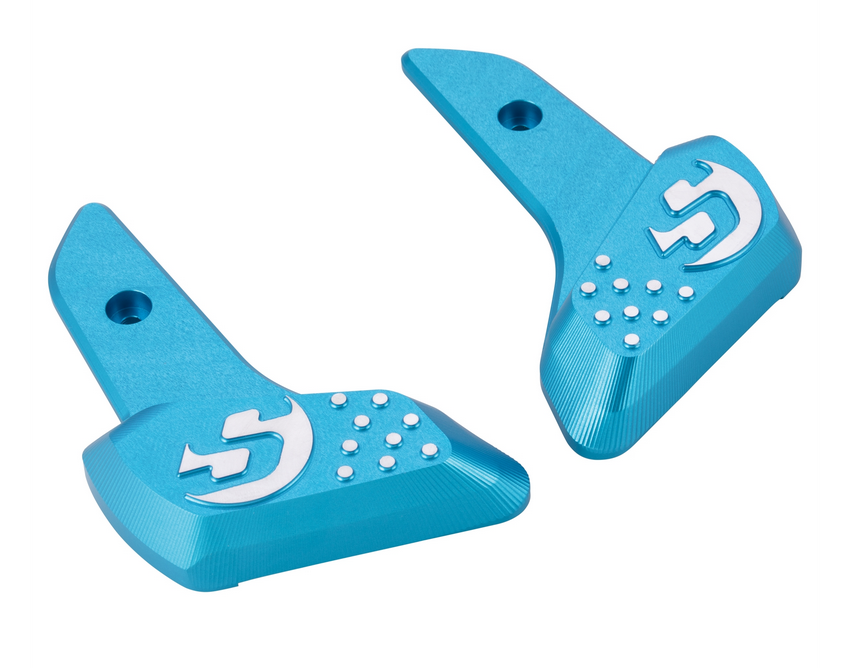 Estriberas derecha e izquierda para Vespa Primavera /Sprint 50-150ccm 2T/4T AC, azul mate