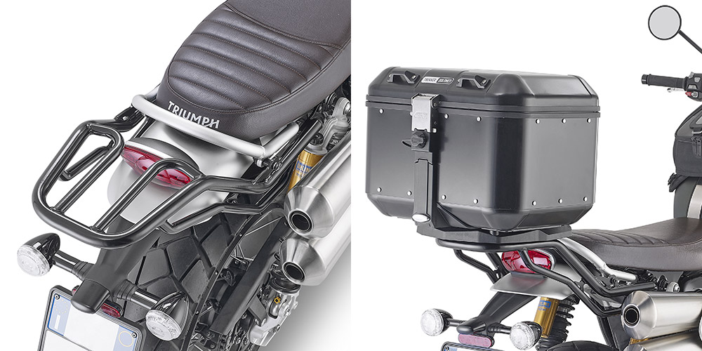 Soporte Givi Topcase para Triumph Scrambler 1200 (19-)