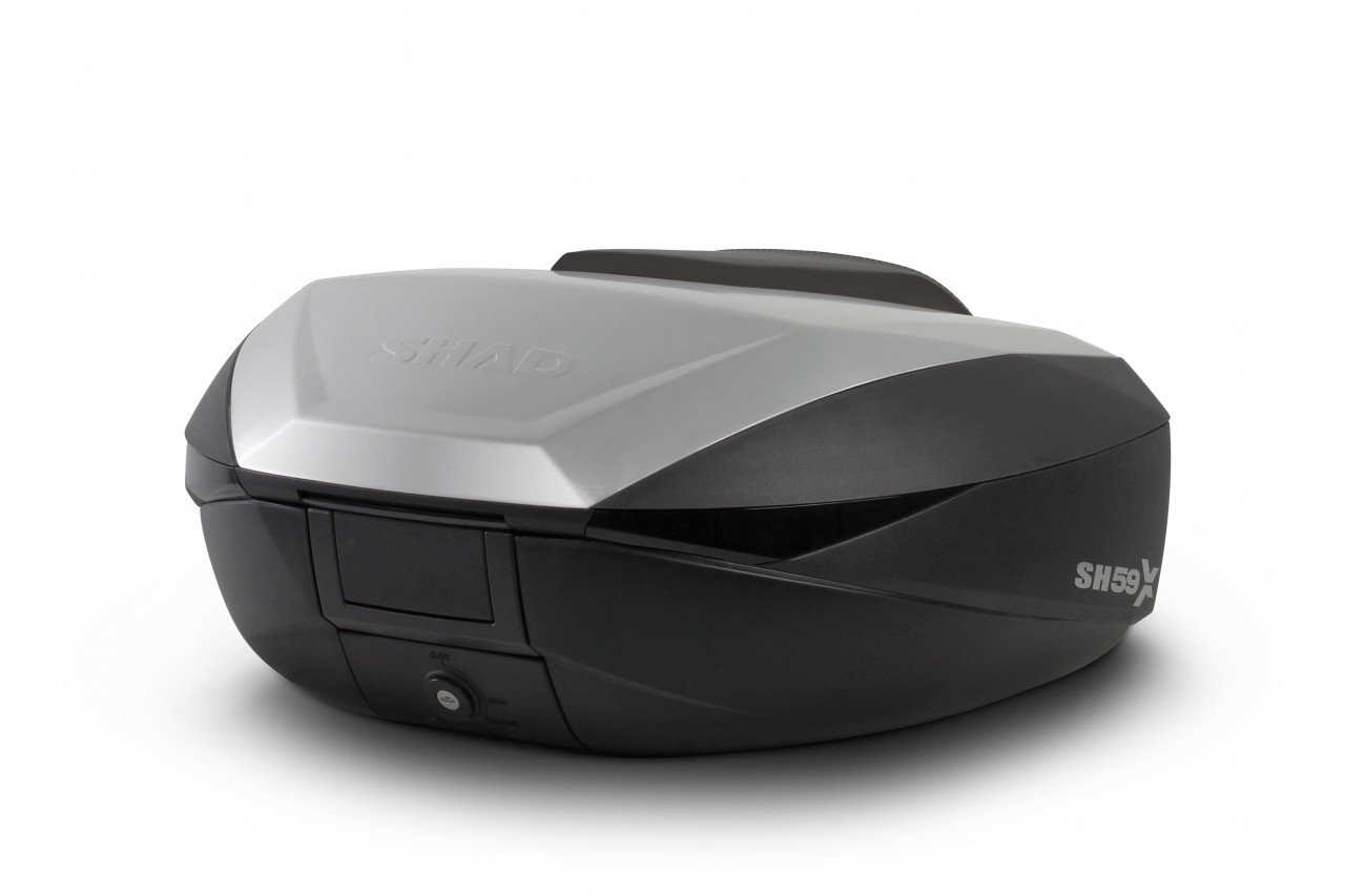 Baúl Shad SH59X, negro con tapa de aluminio, 58 l