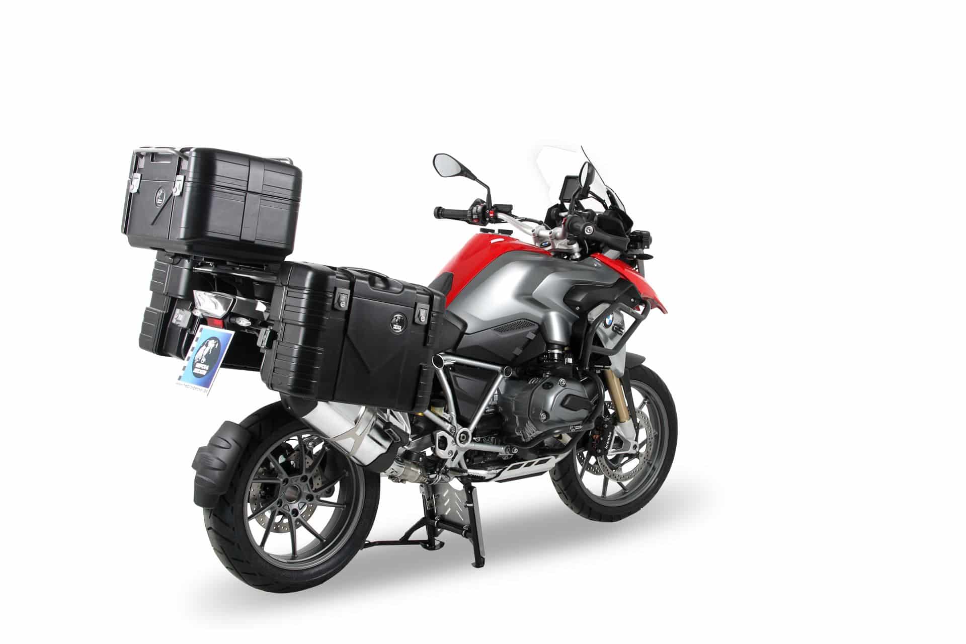 Portamaletas lateral Lock-it negro para BMW R 1250 GS Adventure (19-24) Hepco & Becker