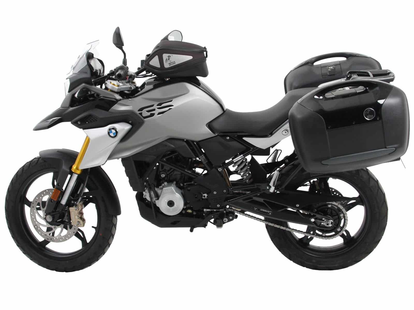Portamaletas lateral fijo negro para BMW G 310 GS (17-19) Hepco & Becker