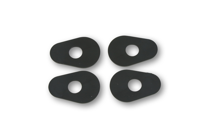 HIGHSIDER placas de montaje inteligentes Indy Espaciador Negro Para varias Yamaha