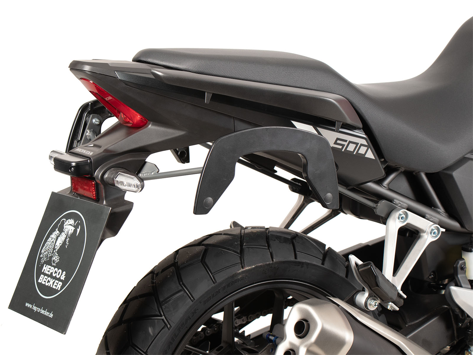 Soporte lateral C-Bow antracita para Honda NX 500 (24-) Hepco & Becker