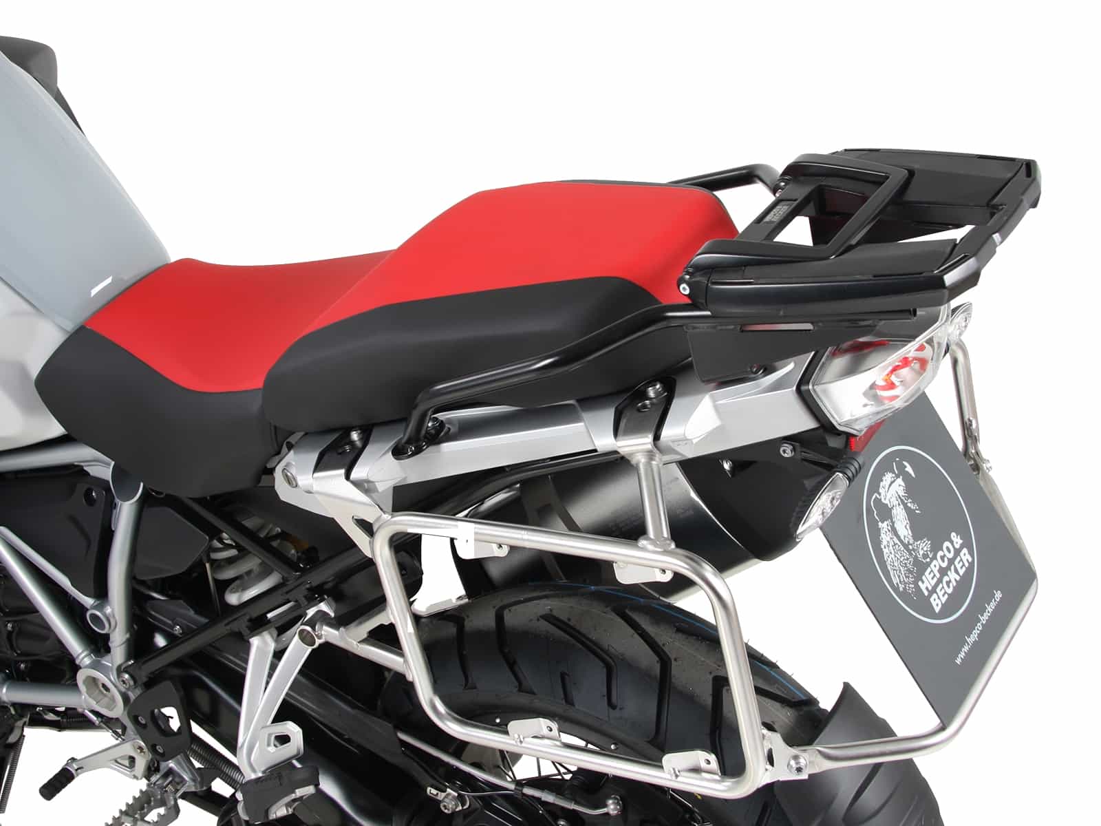 Juego portamaletas Portamaletas incl. juego portamaletas Xplorer Cutout plata para BMW R 1250 GS Adventure