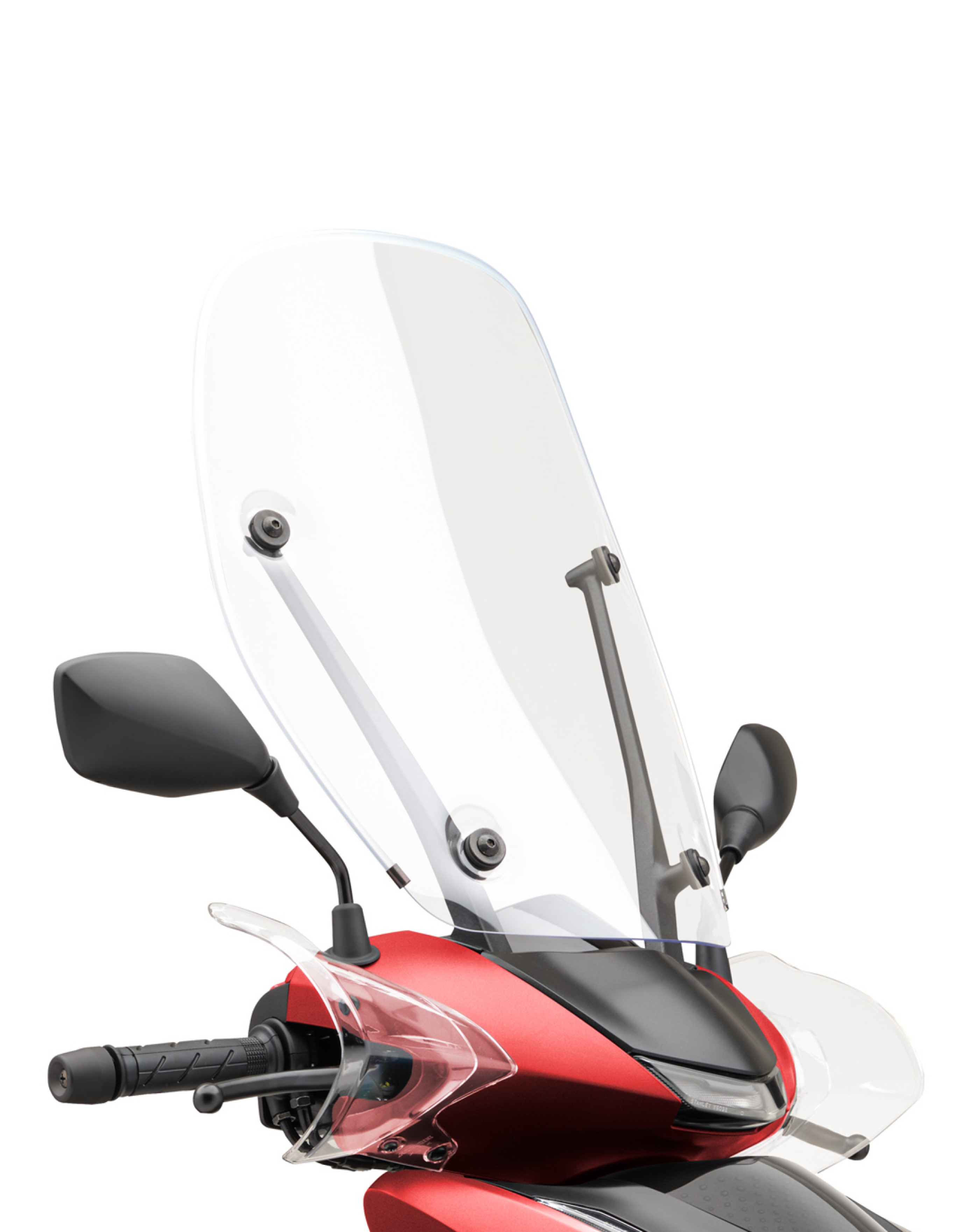 Parabrisas alto Diaspro Rojo Perla Mate para Honda SH 350i (21-) Original