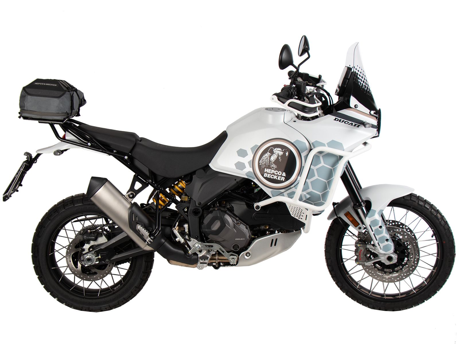 Extensión portaequipajes negro para Ducati DesertX (22-)
