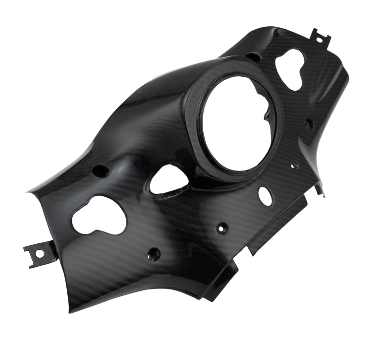 Manillar carenado inferior para Vespa Sprint 50-150cc Carbono