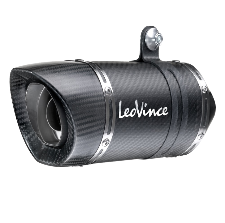 Sistema de escape LeoVince LV Pro, carbono, slip on para Yamaha MT-03 / YZF-R3