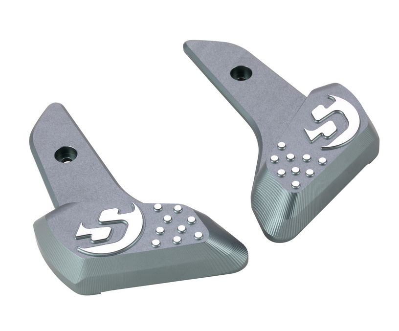 Estriberas derecha e izquierda para Vespa Primavera /Sprint 50-150ccm 2T/4T AC, gris mate