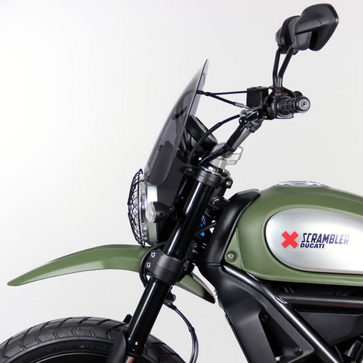 Pantalla MRA touring "NT" para Ducati Scrambler 800 (Bj.15-18) gris humo