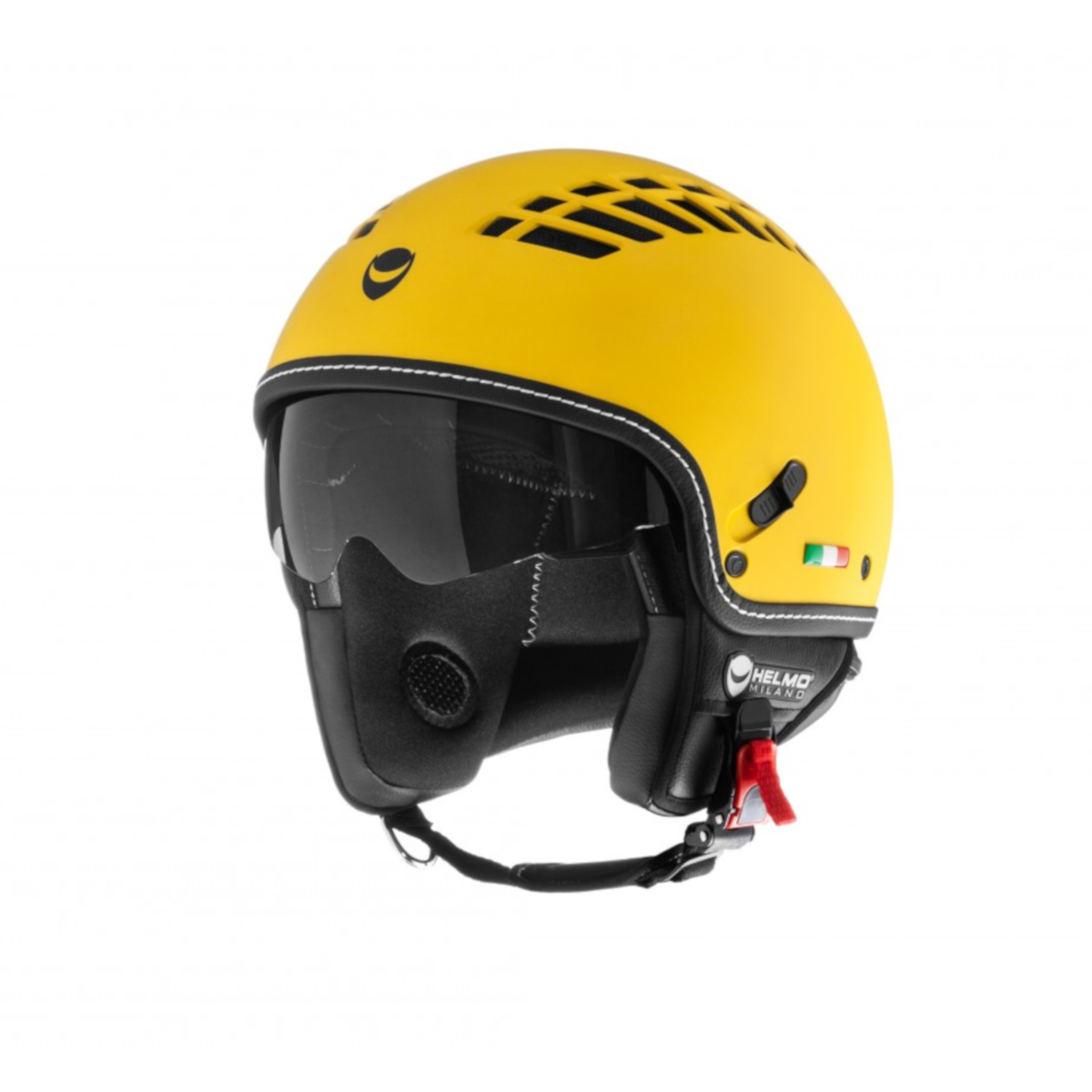 Helmo Milano Demi Jet, ViaColVento, amarillo, mate