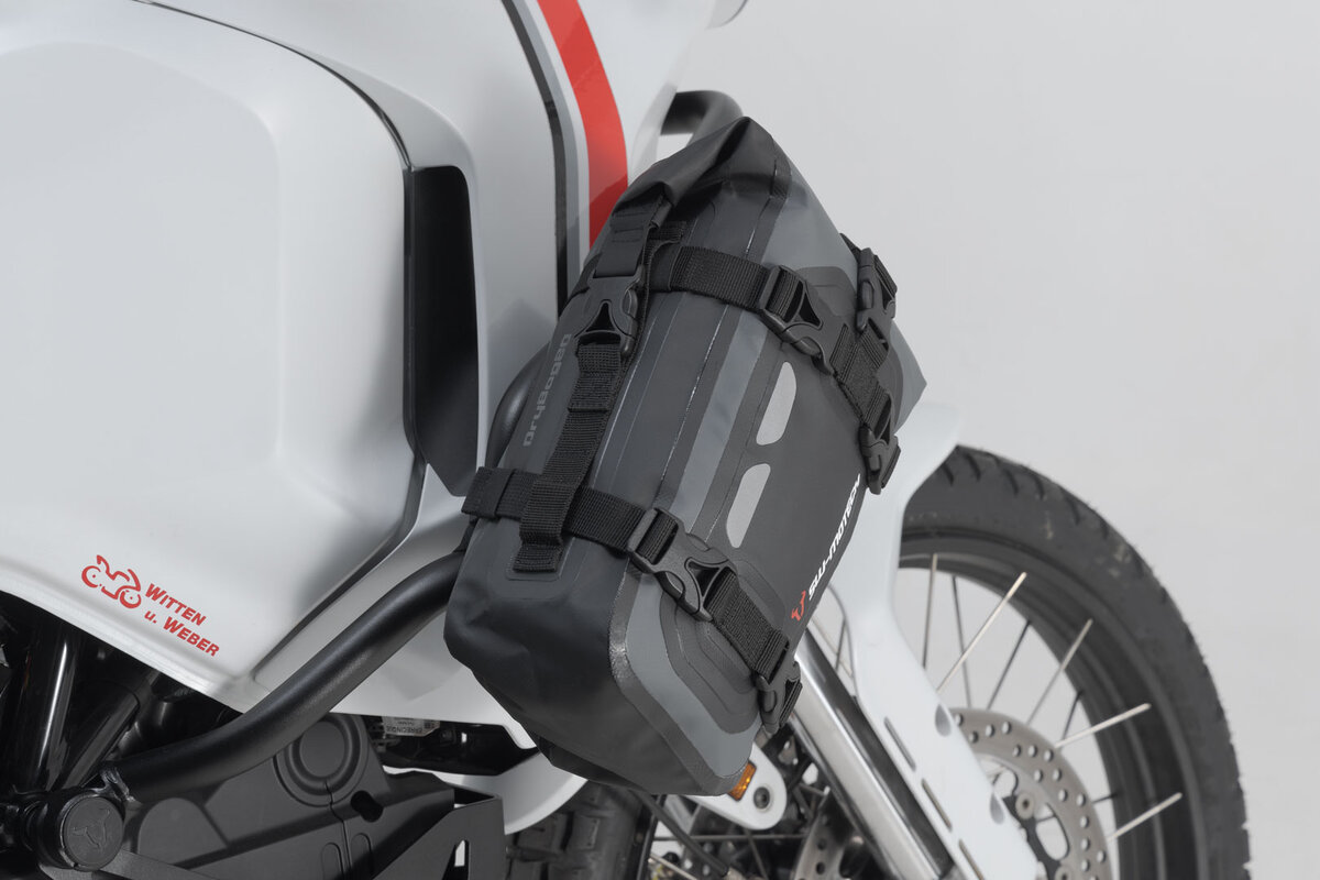 Bolsa trasera Drybag 80 para Aprilia NA 850 Mana, negro / gris - SW Motech