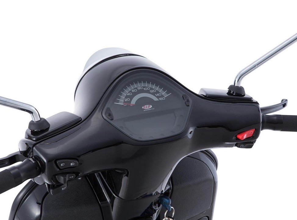 Cuentavueltas/cuentavueltas para Vespa GT/GT L 125/200cc/ GTS 125cc, negro