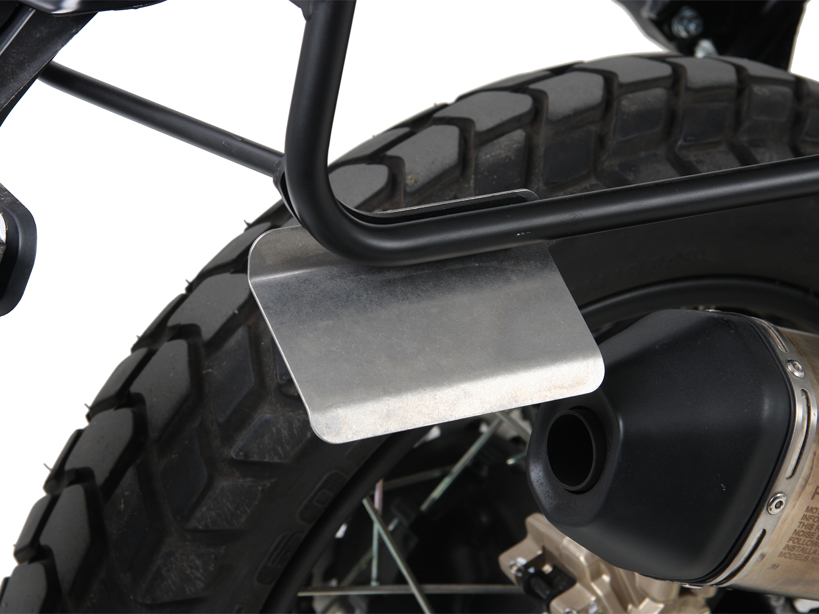 Placa de protección térmica universal para portamaletas laterales Hepco y Becker