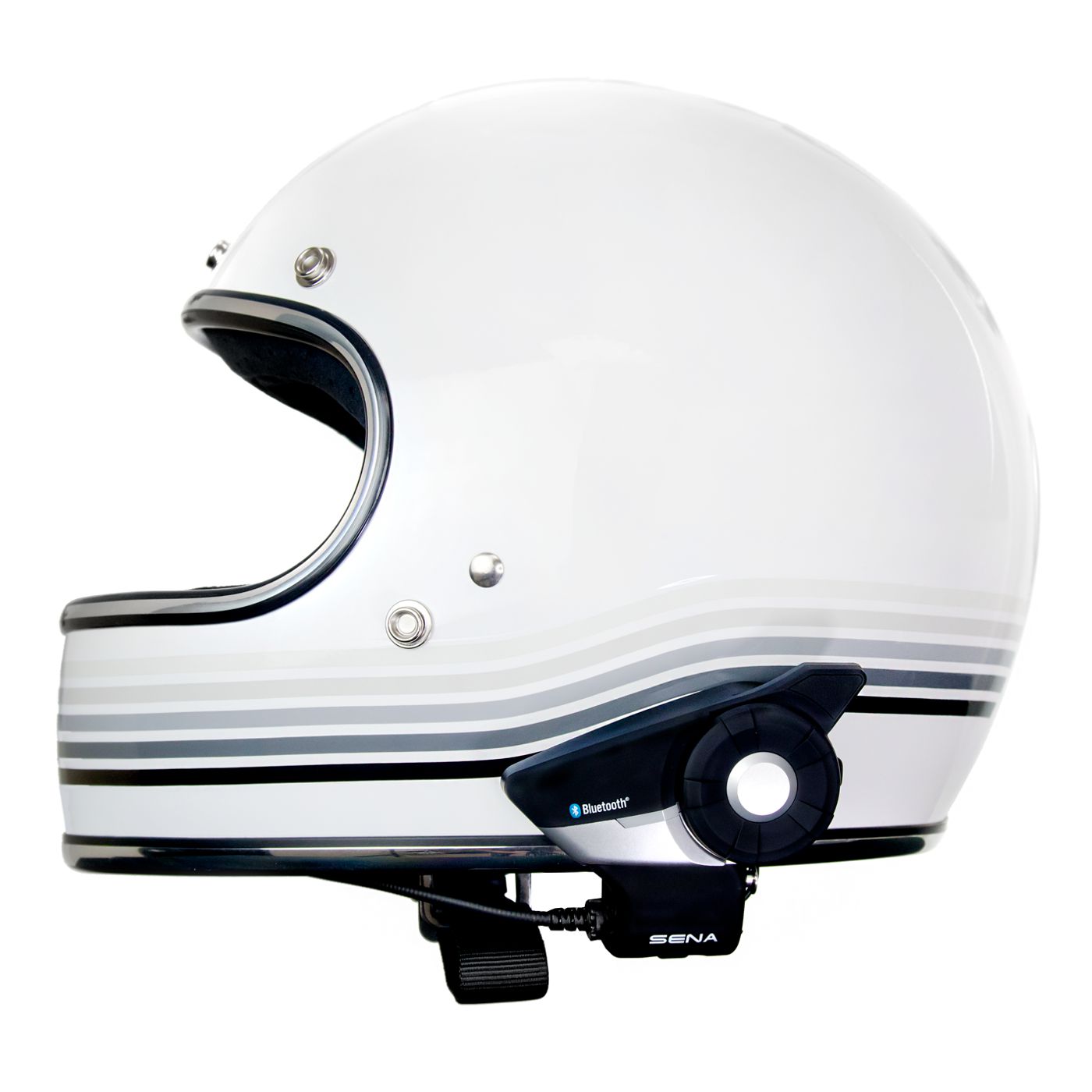 SENA 20S Evo conjunto único incl. altavoz HD - Sistema de comunicación Bluetooth para motos