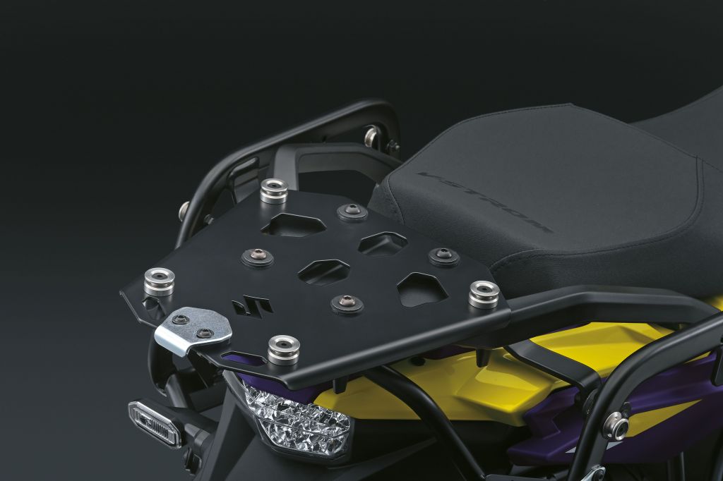 Placa adaptadora para baúl de aluminio para Suzuki V-Strom 800DE 2023- Accesorios originales