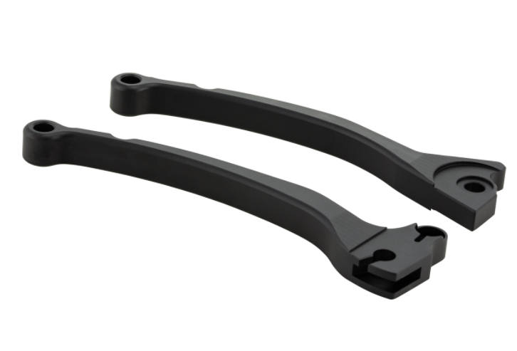 Juego de palanca deportiva de freno izquierda/derecha para Vespa LX/LXV/S/Primavera/Sprint 50-150ccm, negro mate