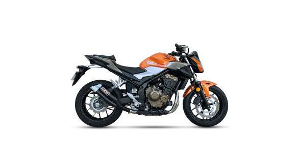 IXIL HYPERLOW BLACK XL silenciador trasero de acero inoxidable para Honda CBR 500 R / CB 500 F (Bj.19-)