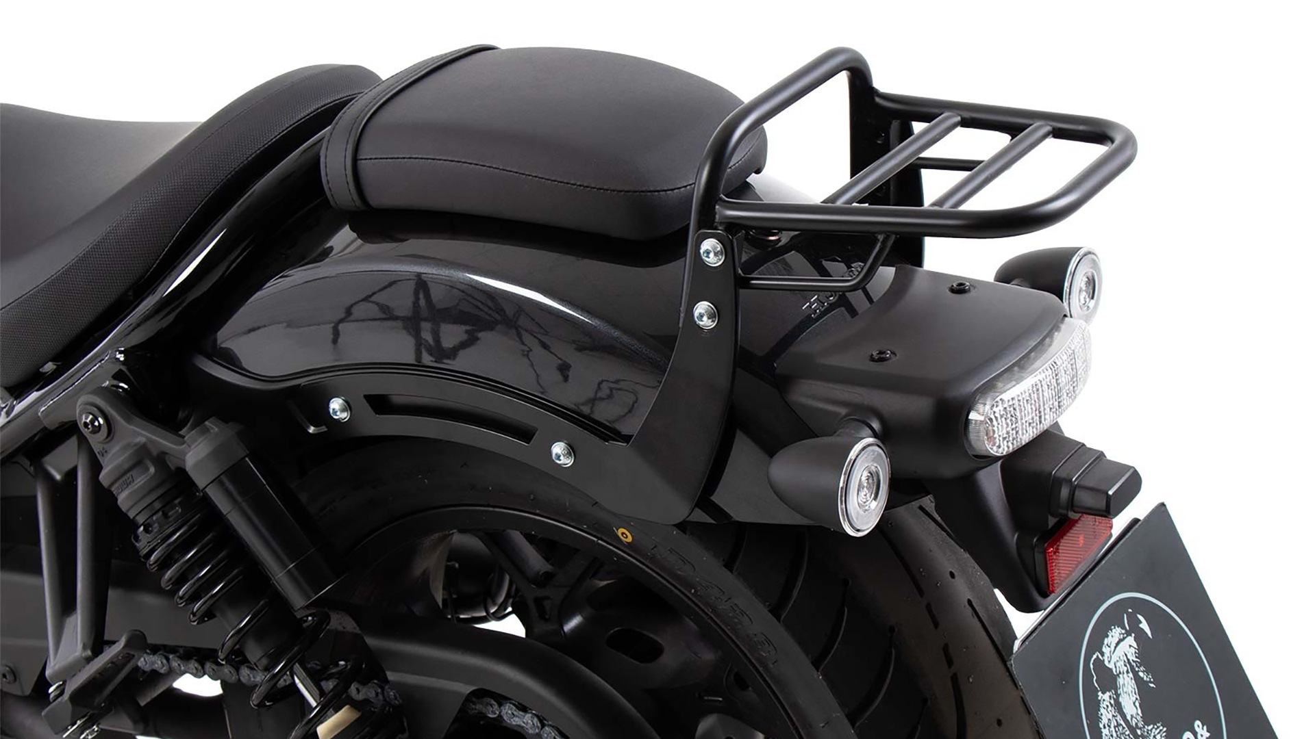 Portaequipajes tubular negro para Honda CMX 1100 Rebel /DCT (21-24) Hepco & Becker