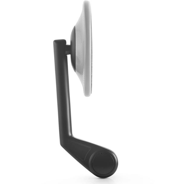 Espejo de manillar RIZOMA E-POP izquierda o derecha para Vespa, negro/gris