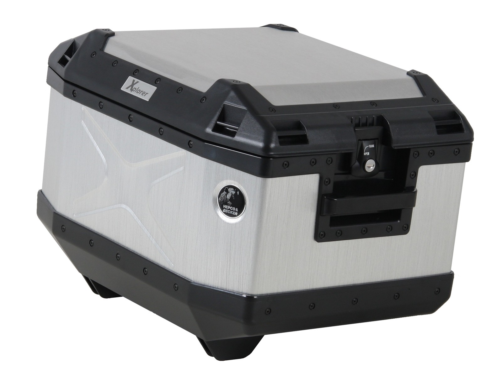 Topcase Alu Xplorer 45 plata Hepco & Becker